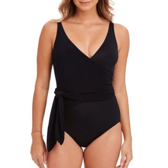 MiracleSuit Magicsuit Misty Tie One Piece sz 8 - Picture 1 of 7